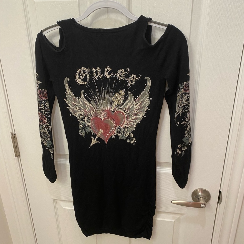 Guess Cold-shoulder Tunic
